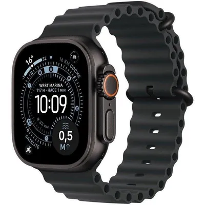 Apple Watch Ultra 3 GPS + Cellular 49mm Titan Schwarz Armband Ocean