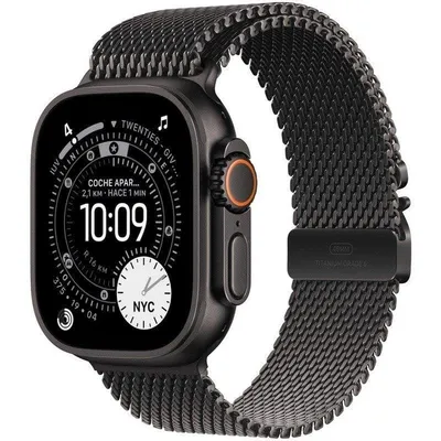 Apple Watch Ultra 3 GPS + Cellular 49mm OLED Schwarz M 5G NFC Wasserdicht IP6X SpO2 Puls Schlaf SOS
