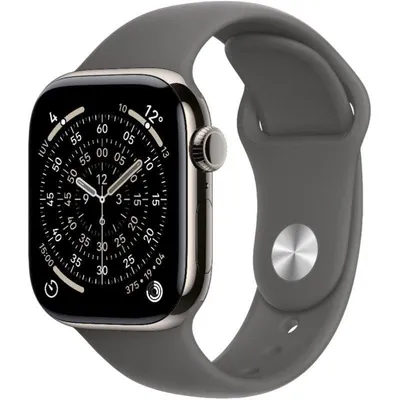Apple Watch Series 11 GPS + Cellular 42mm Retina OLED Titan Grau S/M IP6X SpO2 Pulsmesser Schlafmonitor SOS