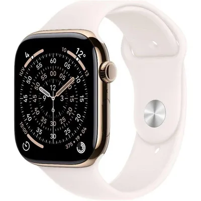 Apple Watch Series 11 GPS + Cellular 46mm OLED Titan Gold Rose M/L 5G IP6X SpO2 Pulsmesser Schlaftracker SOS