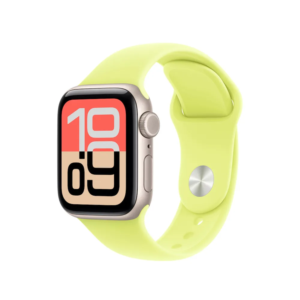 Apple Sportarmband, Neongelb, 40mm, M/L