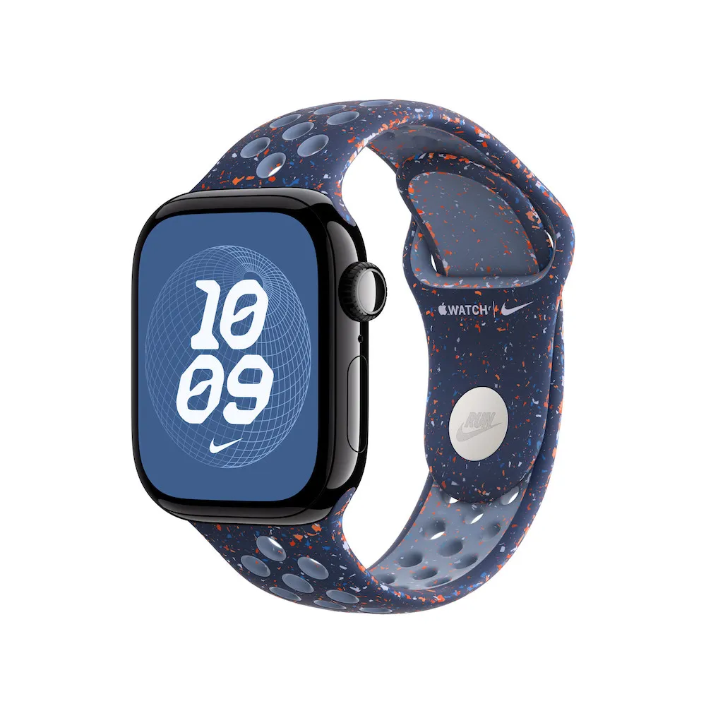 Apple Nike Sportarmband, Blue Ribbon, 42mm (Series 10/11), M/L