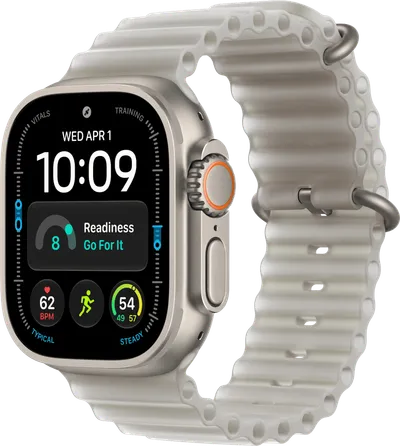 Apple Watch Ultra 4 Cellular 49 mm Natur Ocean Armband