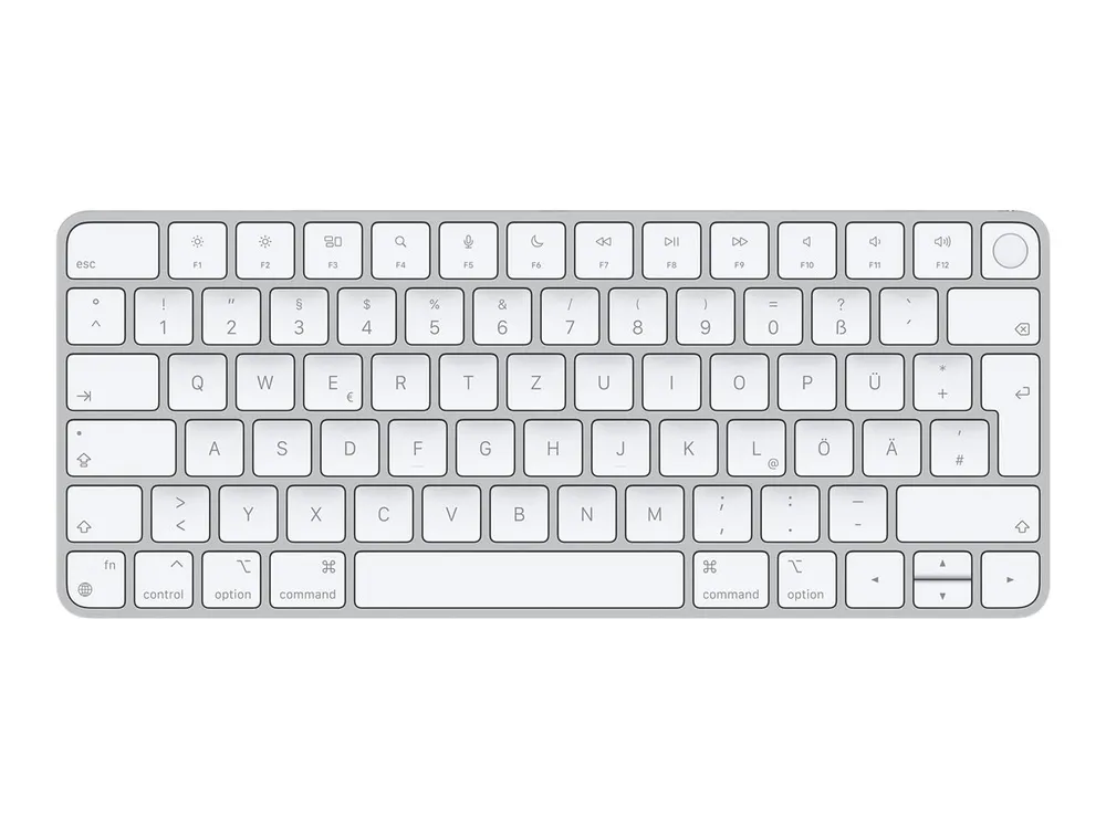 Apple Magic Keyboard mit Touch ID, Lightning, Bulk, Silber/Weiß, Deutsch