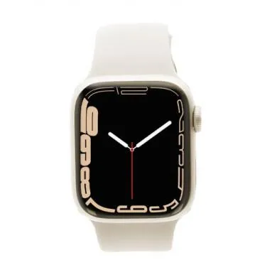 Apple Watch Series 7 GPS 45mm Aluminium polarstern Sportarmband polarstern