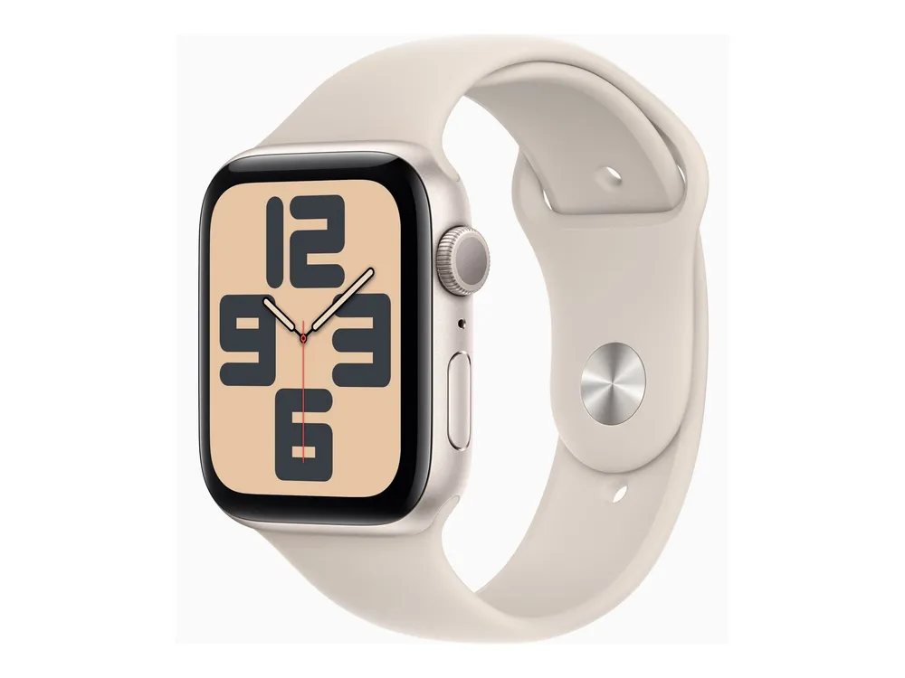 Apple Watch SE 2022 (GPS) 44mm Polarstern mit Sportarmband M/L Polarstern | mre53qf/a |