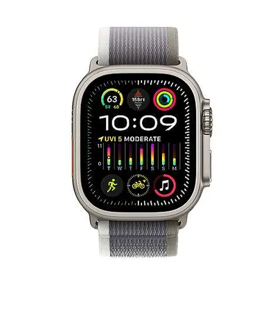 Apple Watch Ultra 2 mit Trail Loop S/M grün/grau | mrf33fd/a |