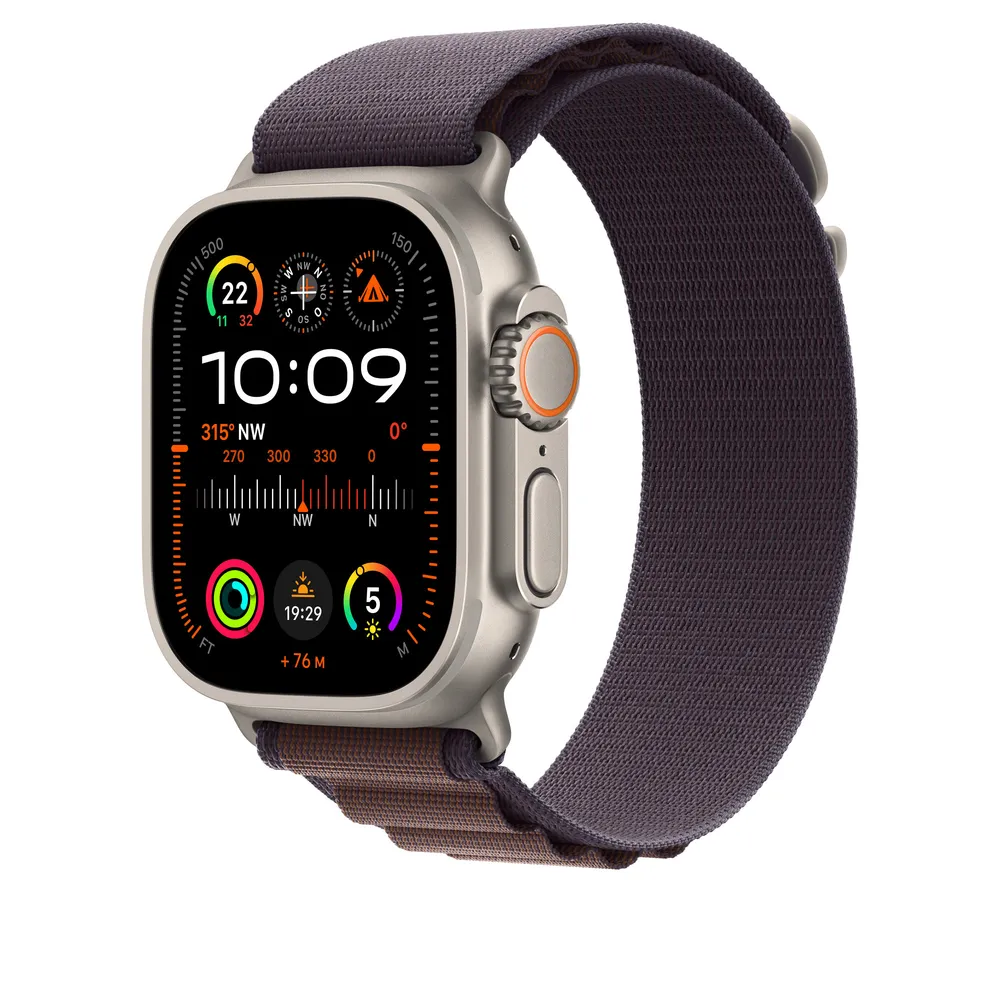 Apple Alpine Loop Armband, Indigo, 42 (Series 1/2/3)/44/45/46/49mm