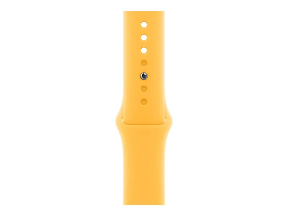 Apple Sportarmband, Warmgelb, 42 (Series 1/2/3)/44/45/46/49mm, S/M