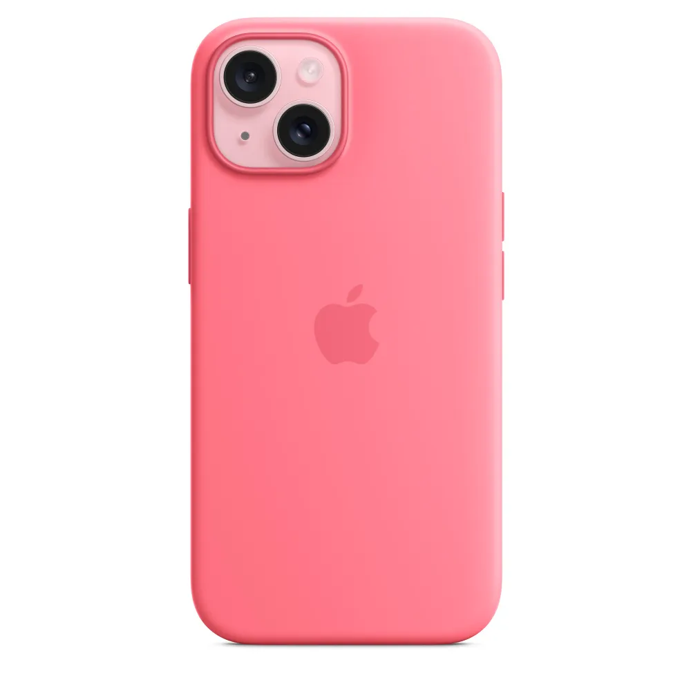 Apple iPhone 15 Silikon Case mit MagSafe ? Pink | mwn93zm/a | Cover - Apple