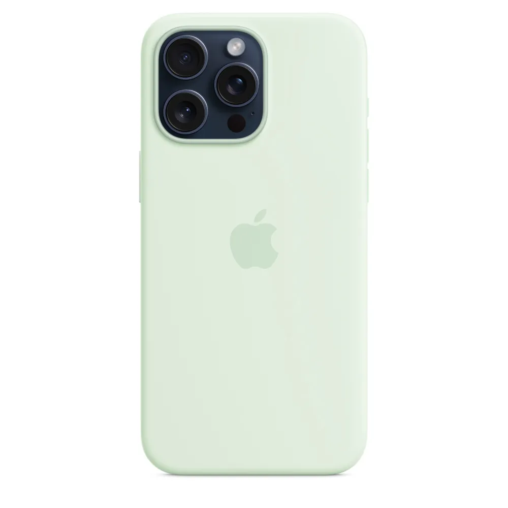 Apple iPhone 15 Pro Max Silikon Case mit MagSafe ? Blassmint | mwnq3zm/a | Cover - iPhone 15 Pro Max