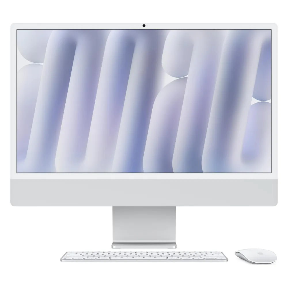 Apple iMac 24" M4 (8-Core-CPU/8-Core-GPU) 16GB/256GB Silber QWERTZ