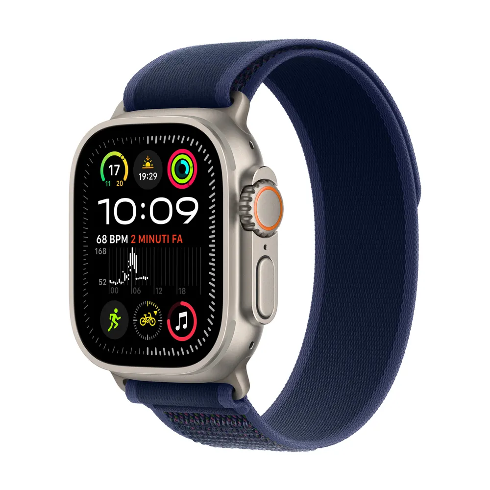 Apple Watch Ultra 2 Natur mit Trail Loop S/M blau | mx4j3fd/a |