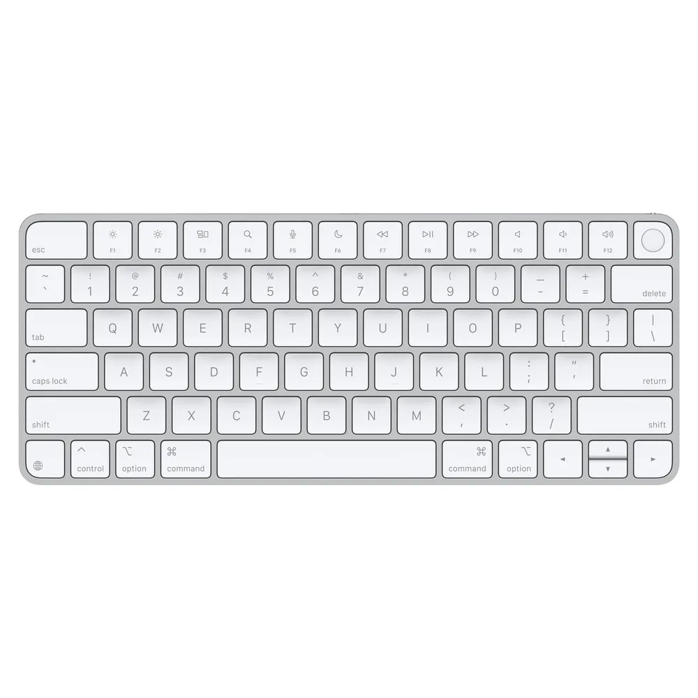 Apple Magic Keyboard mit Touch ID (USB-C), Silber, Bluetooth, US Englisch