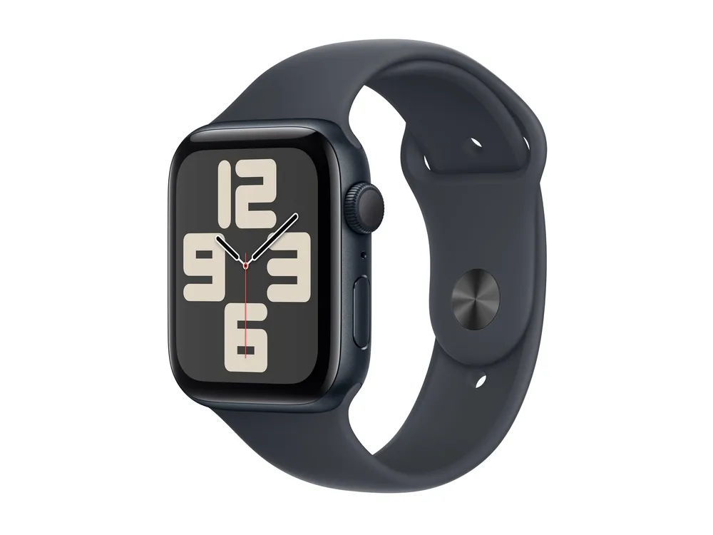 Apple Watch SE (2022) (GPS) 44mm Mitternacht mit Sportarmband S/M Mitternacht | mxej3qf/a |