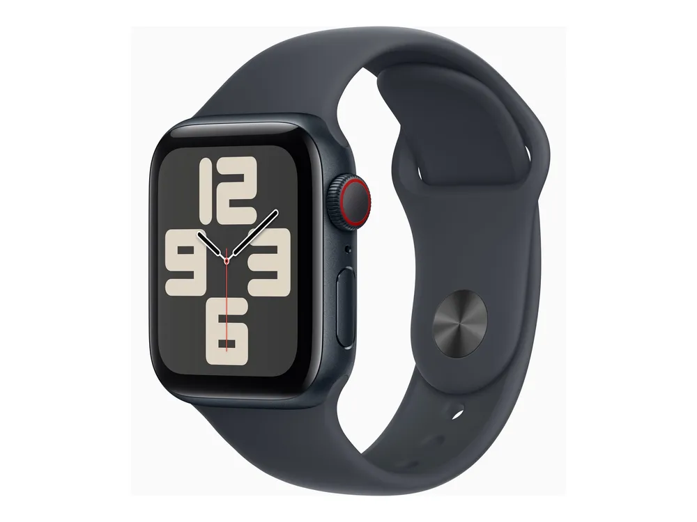 Apple Watch SE (2022) (GPS + Cellular) 40mm Mitternacht mit Sportarmband S/M Mitternacht | mxgd3qf/a |