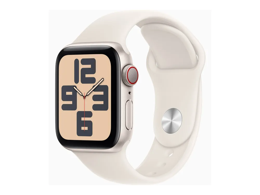 Apple Watch SE (2022) (GPS + Cellular) 40mm Polarstern mit Sportarmband S/M Polarstern | mxgj3qf/a |