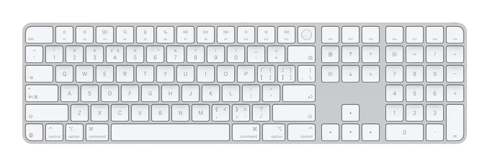 Apple Magic Keyboard with Touch ID and Numeric Keypad | mxk73cg/a | Tastatur - USB-C