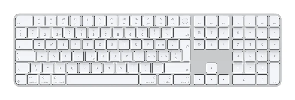 Apple Magic Keyboard with Touch ID and Numeric | mxk73sm/a |
