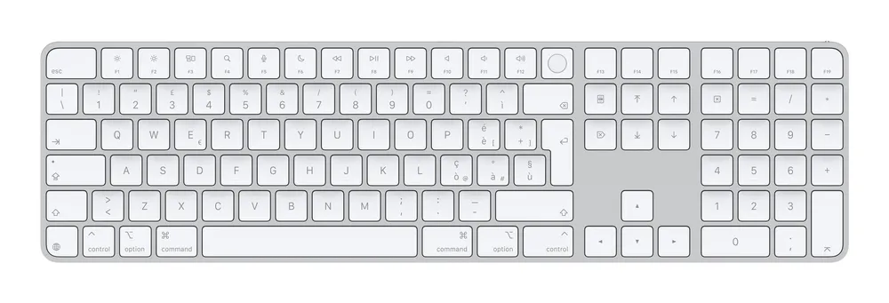 Apple Magic Keyboard with Touch ID and Numeric | mxk73t/a |
