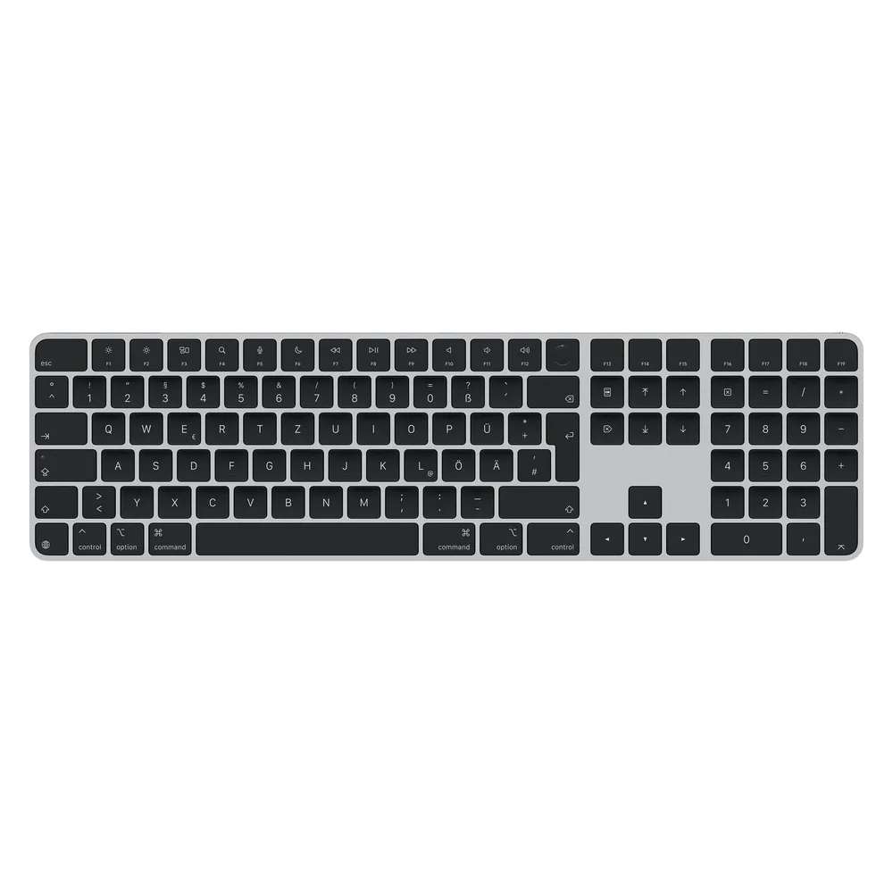 Apple Magic Keyboard mit Ziffernblock und Touch ID (2024) Schwarz QWERTZ