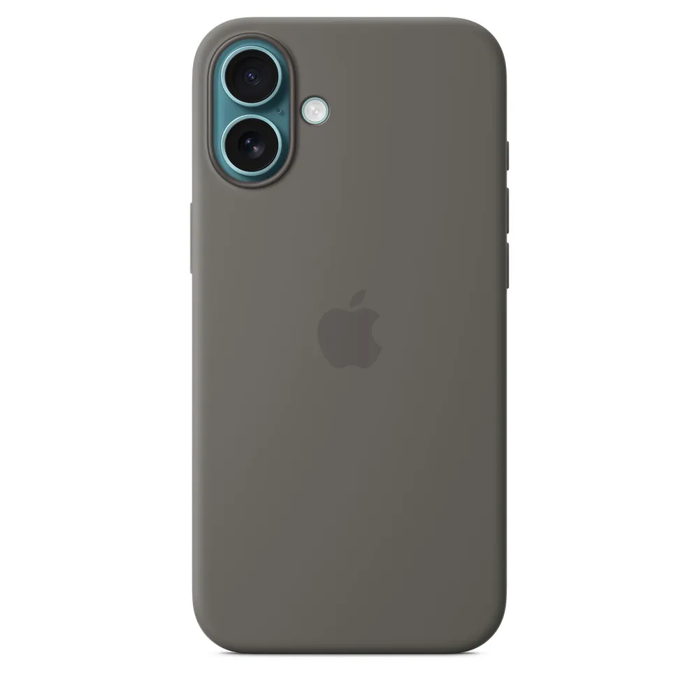 Apple iPhone 16 Plus Silikon Case mit MagSafe ? Steingrau | myyc3zm/a | Cover - Apple