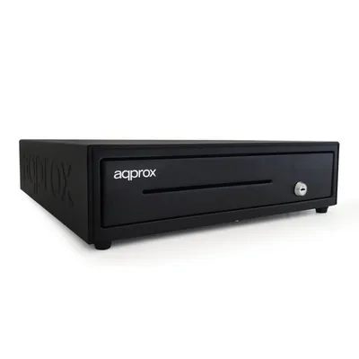 Approx APPCASH01USB Kassenschublade Schwarz