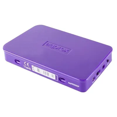 Externe Festplattenbox Approx APPHDD07P 3.5'' SATA Aluminium Lila USB 2.0