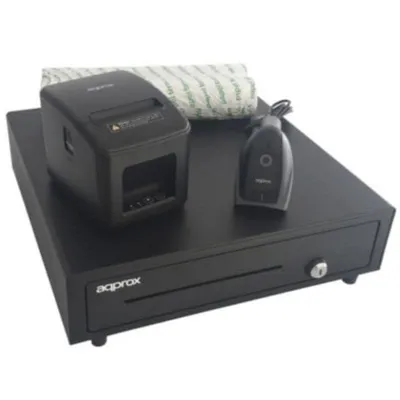 Kassen-Set Approx mit Thermodrucker 80mm, Münzschublade und Codeleser