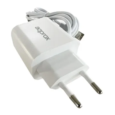 Approx APPUSBWALL18 USB 3.0 Ladegerät + USB-C Kabel 18W Weiß