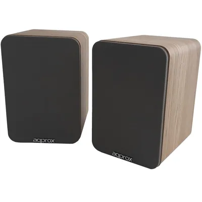 Approx Self-Powered Bluetooth Lautsprecher 60W RMS Holz mit Fernbedienung