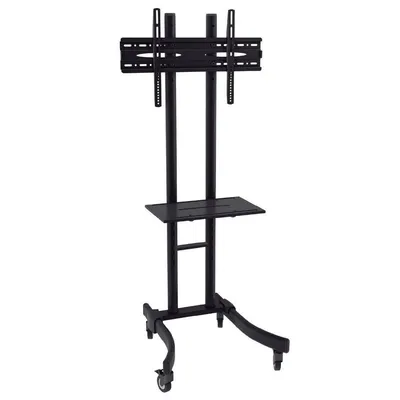 Approx APPST05 Mobiler Bodenständer für 30" bis 55" Bildschirme VESA Max 40Kg mit Ablage