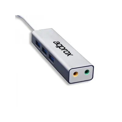 Ca. USB-Soundkarte + USB 3.0-HUB-Adapter