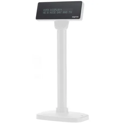 Approx appVFD01WH 2-zeiliges USB-POS-Display, weiß