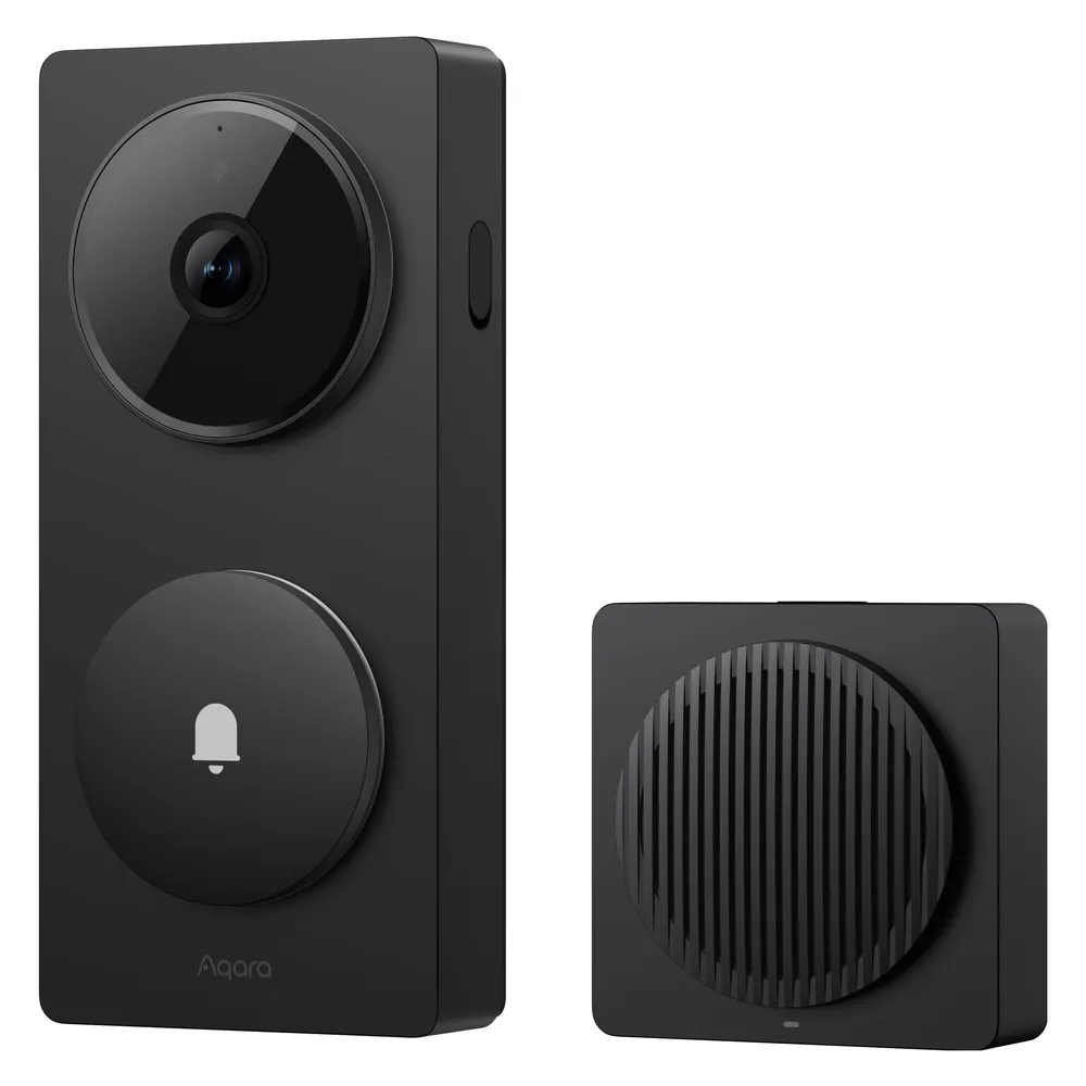 Aqara Doorbell Camera Hub G410 - 2K-Videotürklingel mit Chime - Schwarz