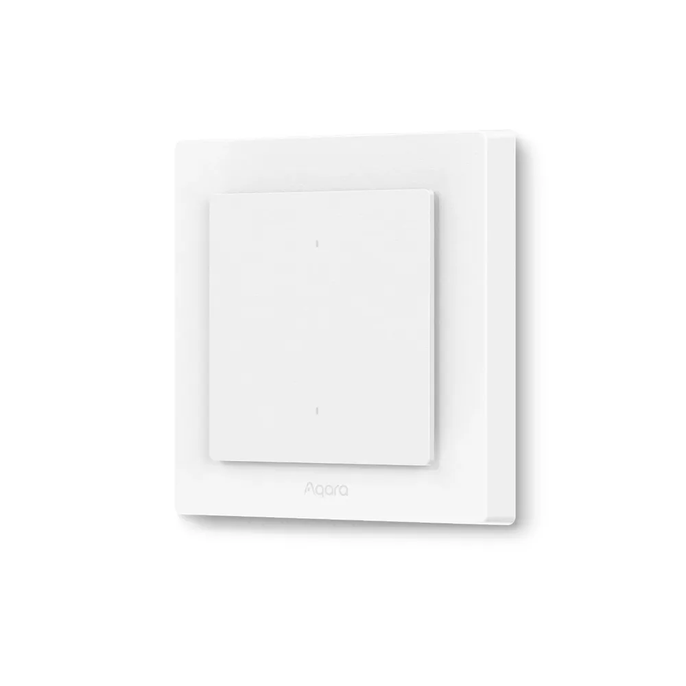 Aqara Light Switch H2 (2 Buttons, 1 Channel) - Weiß