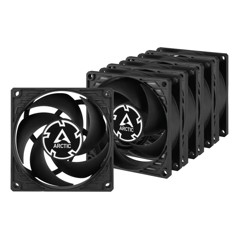 Ventilator ARCTIC P8 PWM PST 8cm 200-3000 RPM 0,3 sonio 40,3 m³/h Schwarz
