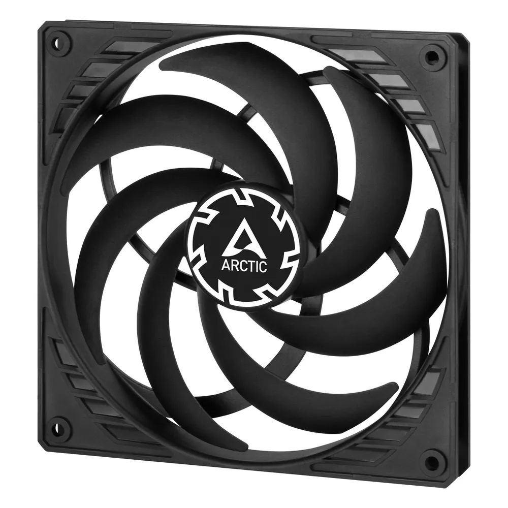 Refrigeración Aire Arctic 140mm P14 Slim PWM PST Perfil Bajo Negro