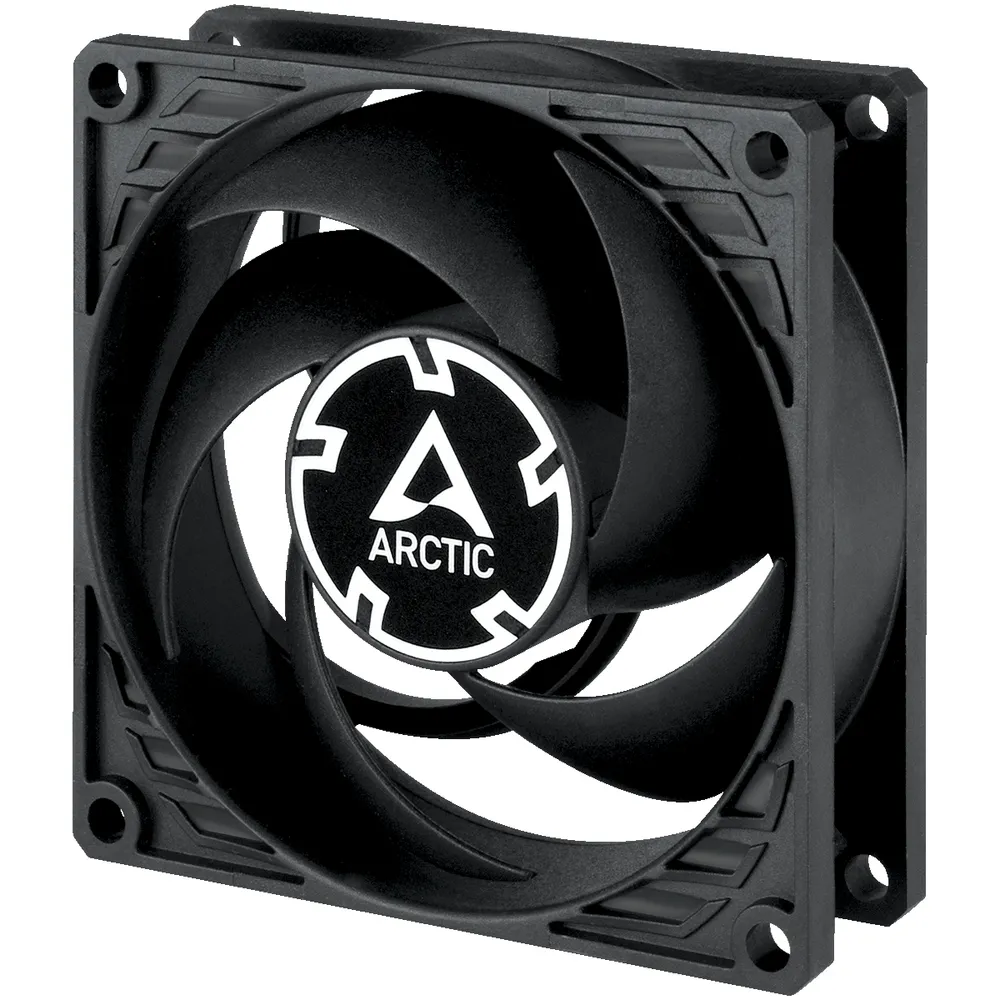 Zusatzlüfter Arctic P8 PWM Max 80mm 5000RPM Doppelkugellager schwarz