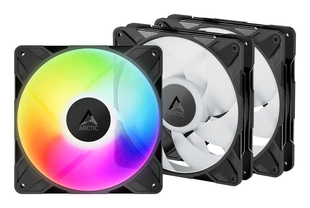 Kuhlung Luft Arctic 140mm P14 Pro A-RGB 3er Pack PWM RGB LED Lufter