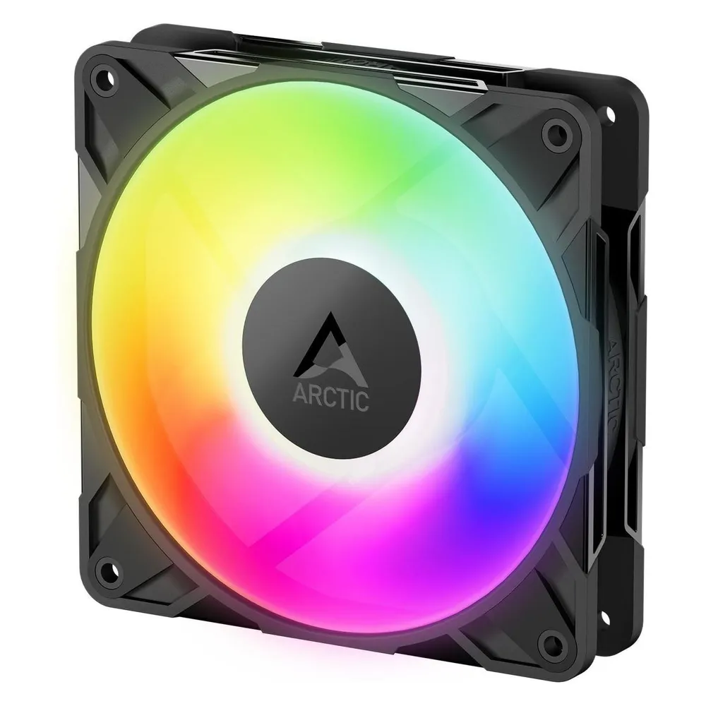 Kühlung Luft Arctic 120mm PWM ARGB Schwarz Gaming Leise 2000 RPM