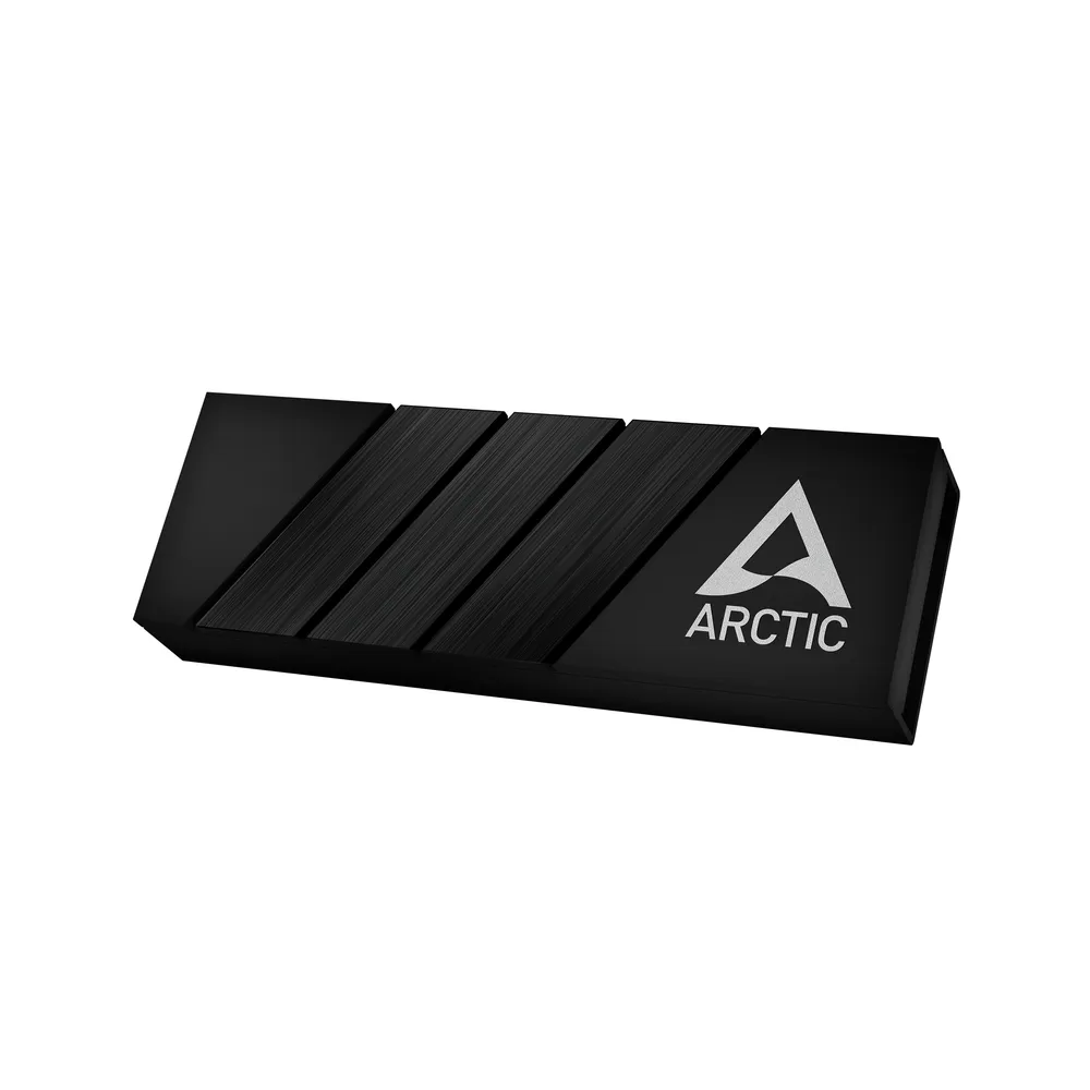 SSD-Kühler Arctic M2 Pro Schwarz für M.2 2280 werkzeuglose Montage
