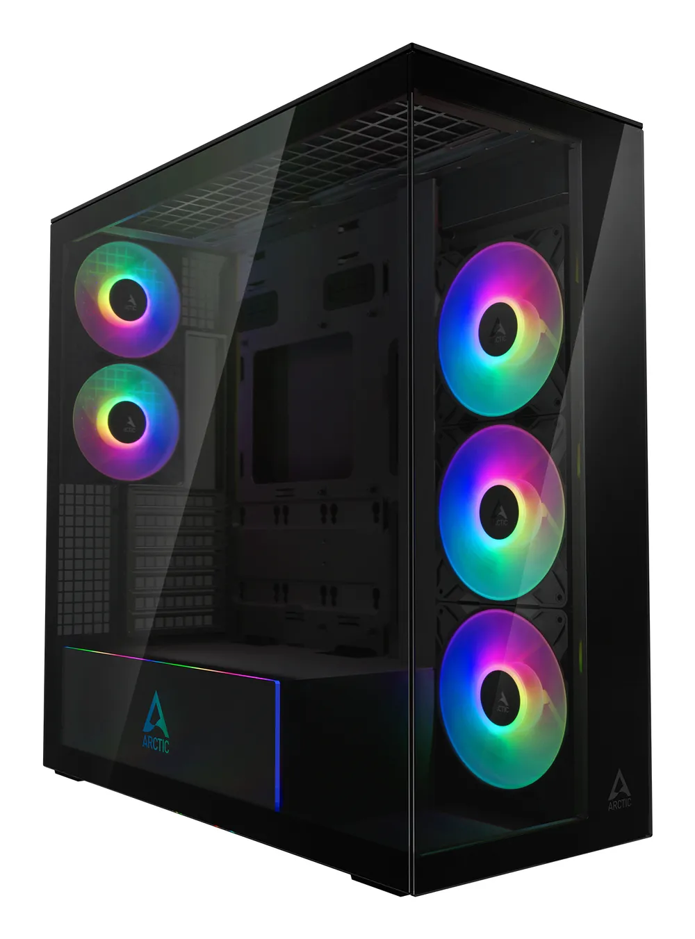 Tower Arctic Xtender Black ARGB Spiegelglas EATX Gaming