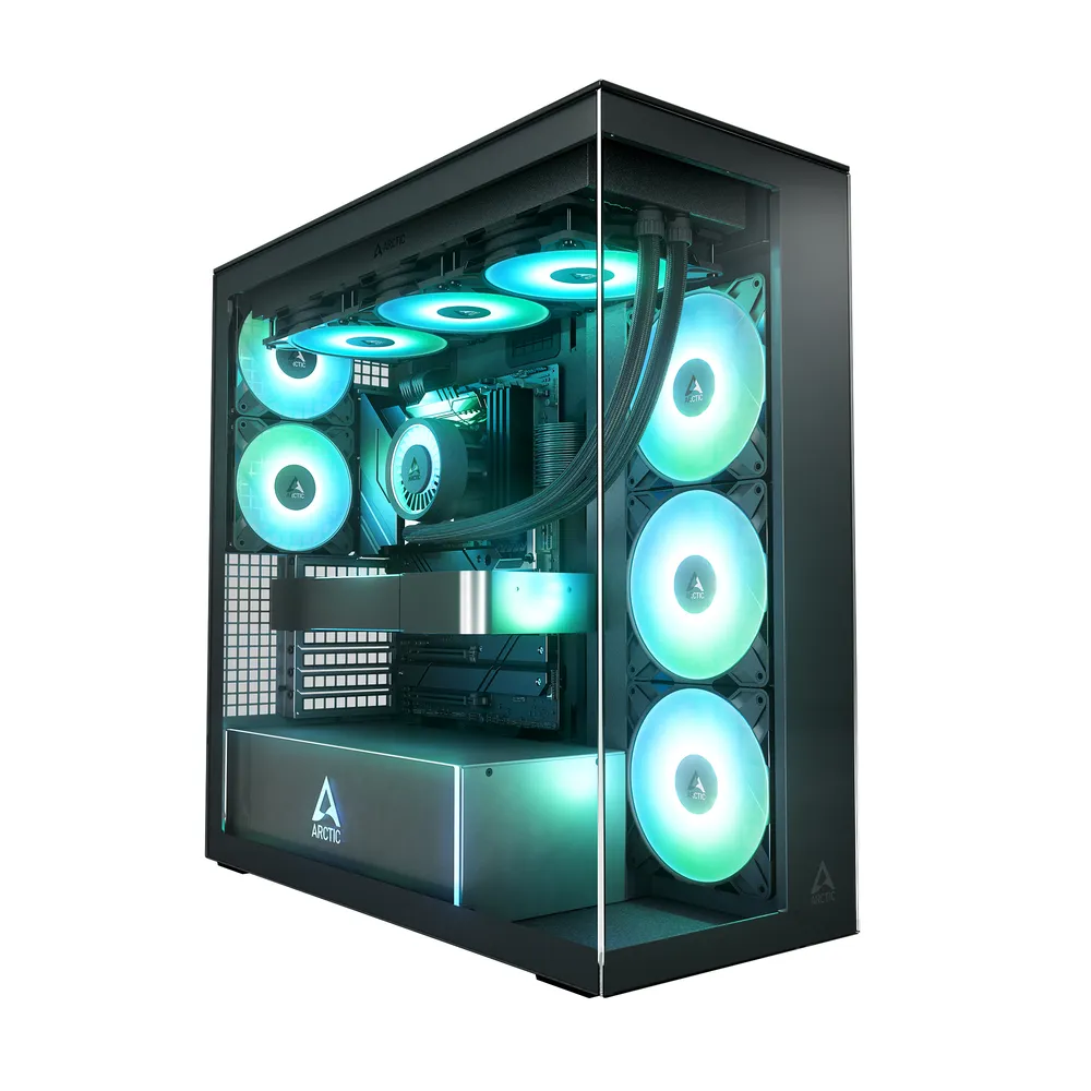Gehause PC ARCTIC Xtender E-ATX Glas RGB 5 Luefter
