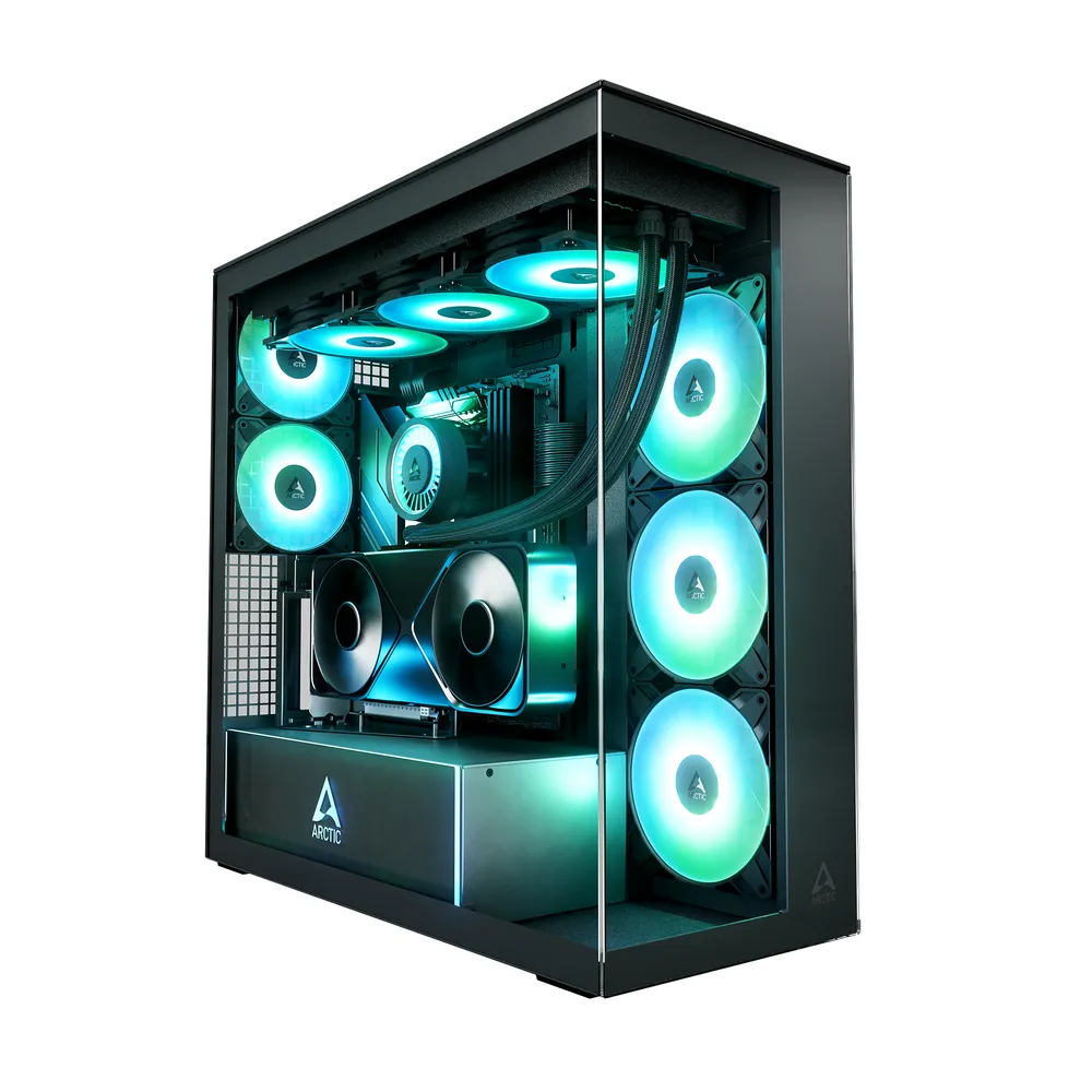 PC-Gehäuse ARCTIC Xtender VG E-ATX 5 ARGB-Lüfter Glas