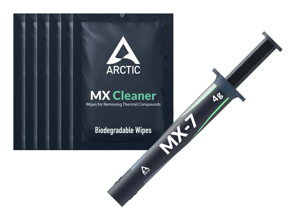 Wärmeleitpaste Arctic MX-7 ACTCP00092A 4g mit 6x MX Cleaner