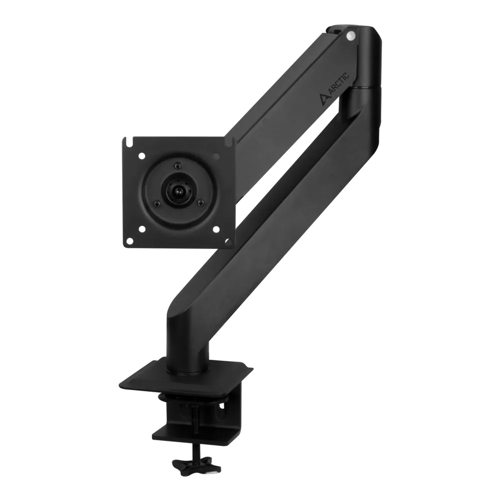 Monitorhalterung Arctic X1-3D Clamp 43 Zoll Gasfeder höhenverstellbar Schwarz