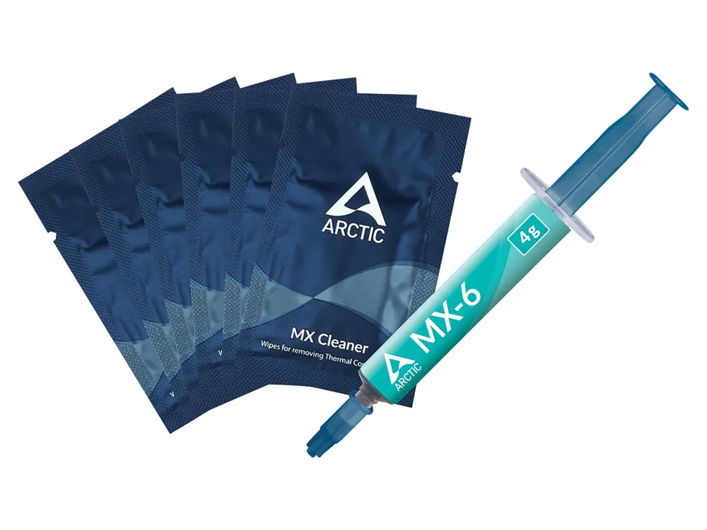 ARCTIC Wärmeleitpaste MX-6 4g + 6x MX Cleaner