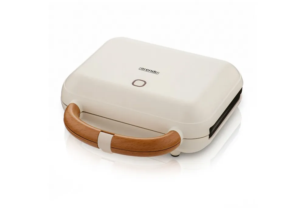 Arendo 3-in-1-Sandwichmaker Waffeleisen & Kontaktgrill, Antihaftbeschichtete abnehmbare Platten, 900 W, 2 Zonen Panini Grill mit Wechselplatten & Temperaturkontrolle BPA-frei
