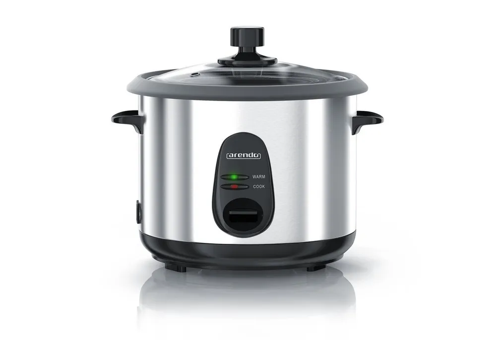 Arendo Reiskocher, 500 W, Reiskocher mit automatischer Koch und Wärm Funktion EDO 1,5 Liter